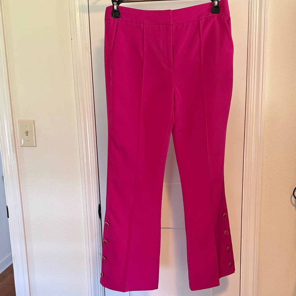 Milly Paige Cady Pants in Fuchsia